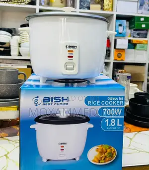 Bish Best Choice Electric Rice Cooker 1.8-Liter Capacityand a 700-Wat