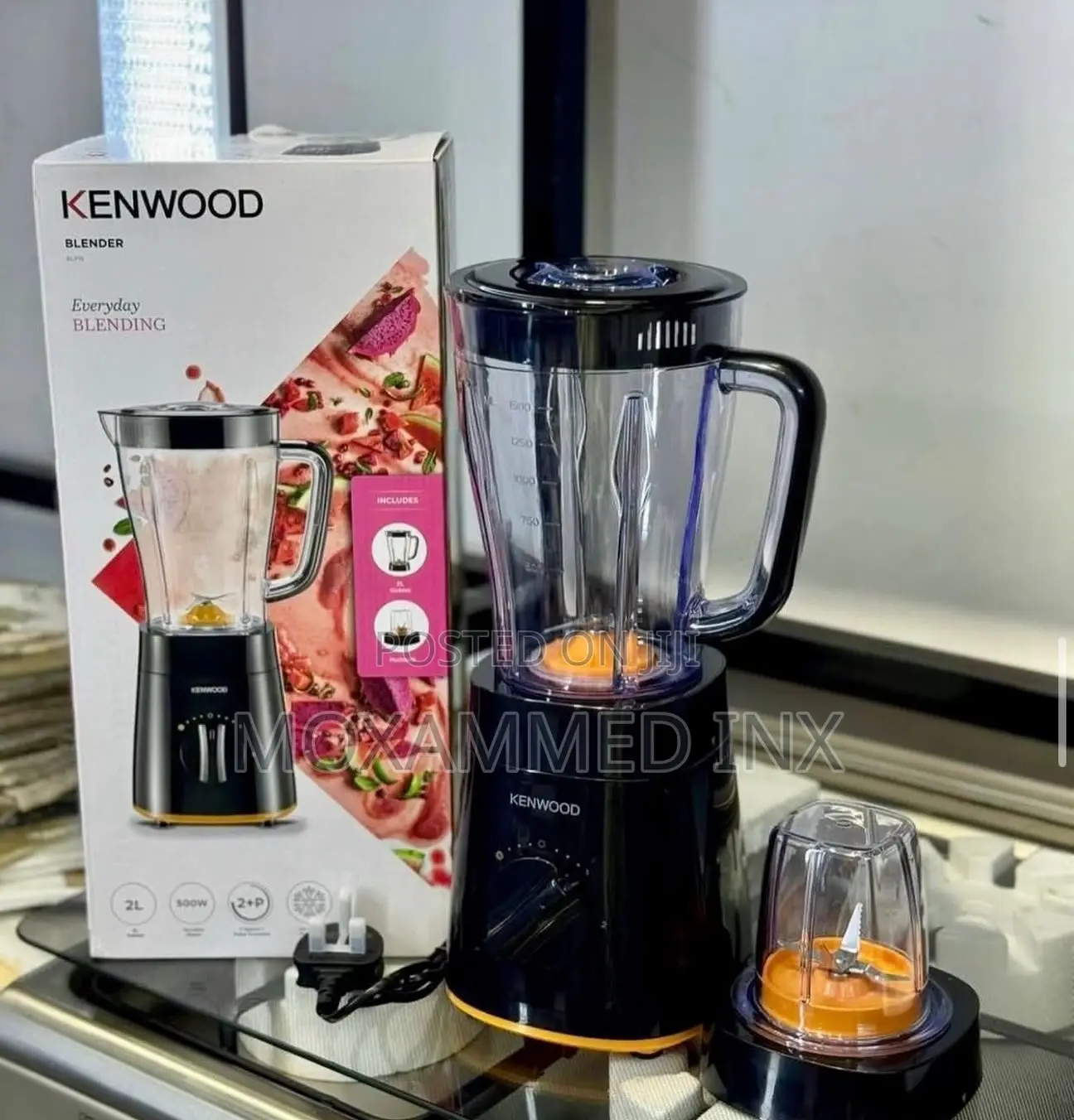 Kenwood Blender, Model Blp15.150wh.It Features a 500w Motor and a 2-