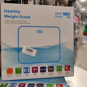Healthy Digital Body Weight Scale 180kg | Temperature Display