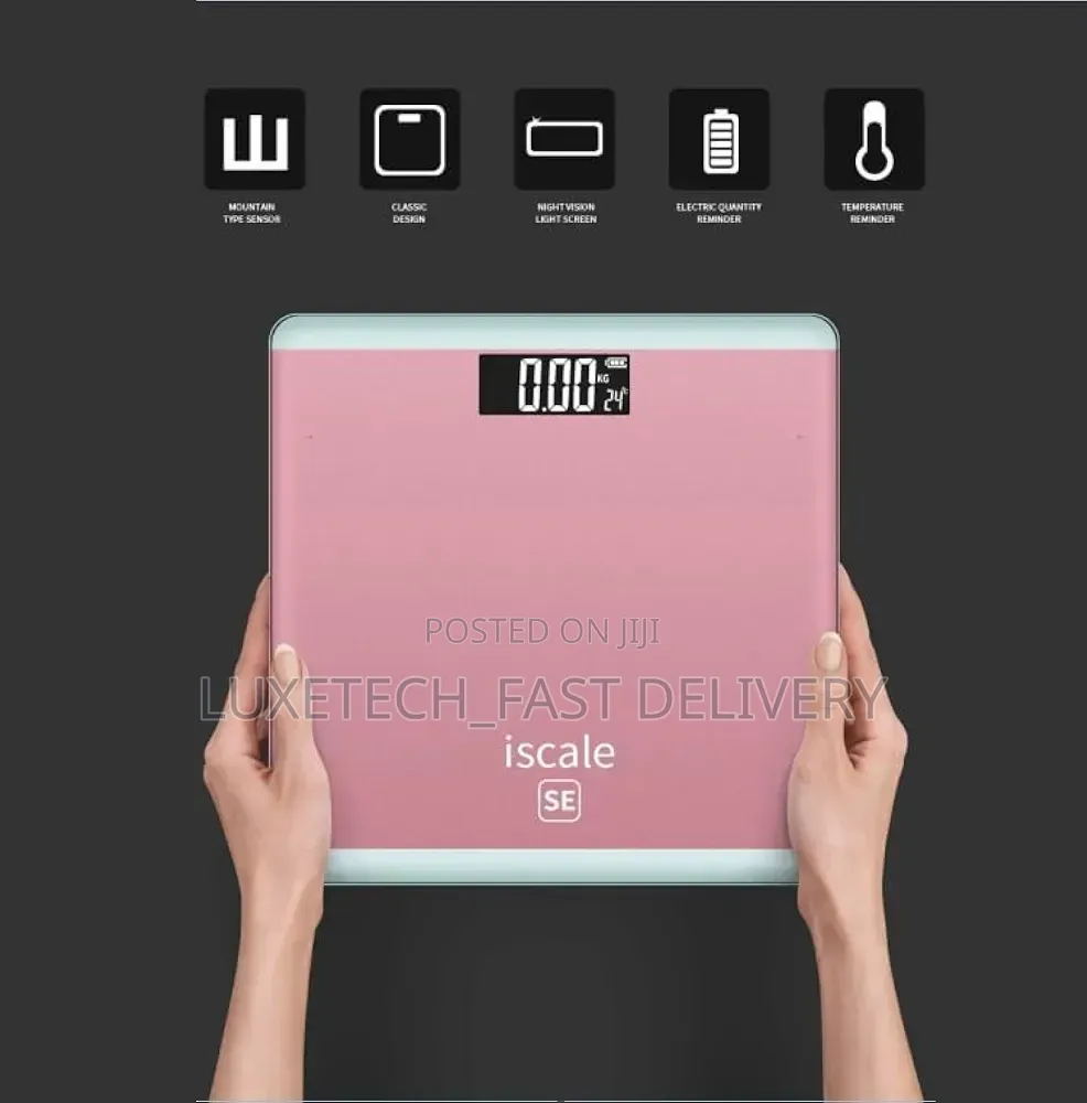 Healthy Digital Body Weight Scale 180kg | Temperature Display