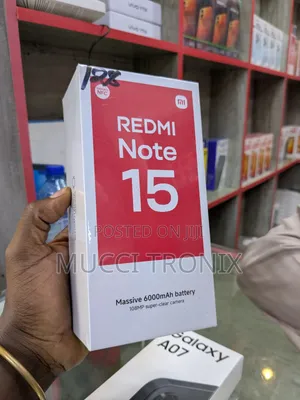 New Xiaomi Redmi Note 15 128 GB Black