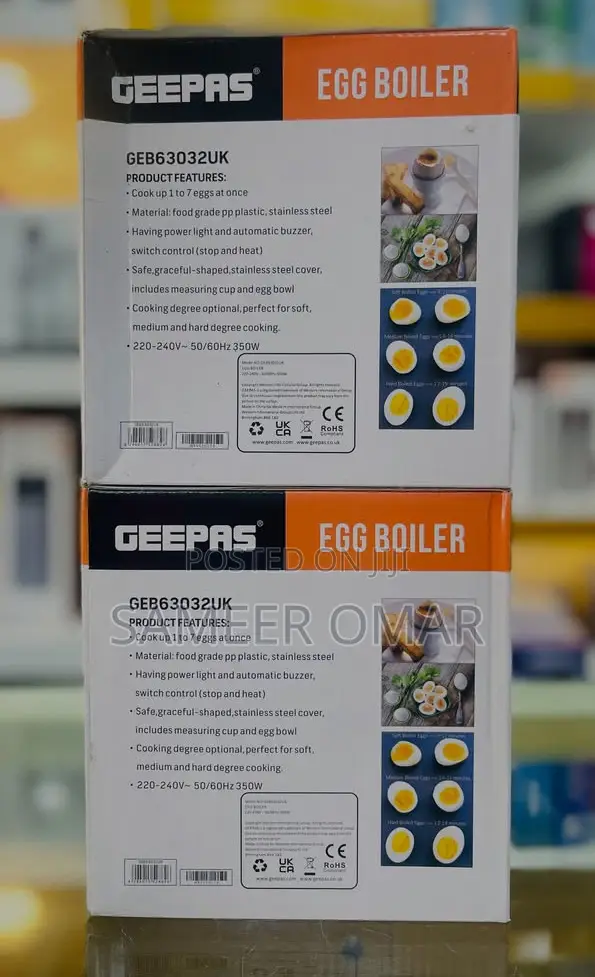 Geepas Egg Boiler (Geb63032uk)