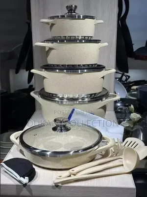 Steel Cooking Ware Five Piece