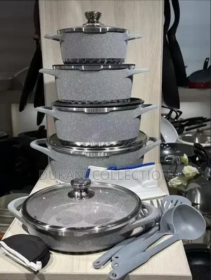 Steel Cooking Ware Five Piece