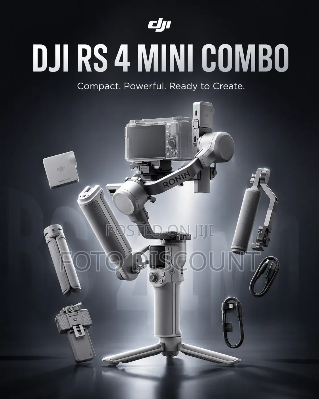 Dji Rs4 Mini Combo 3-axis Ai Gimbal Stabilizer