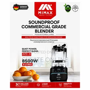 6ltrs Mimax Soundproof Commercial Blender