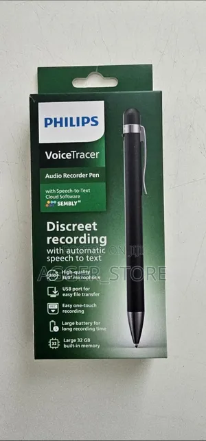 Philips Voicetracer Dvt1600 Audio Recorder Pen