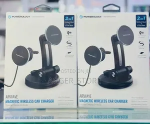 Powerology Airwave Magnetic Wireless Car Charger