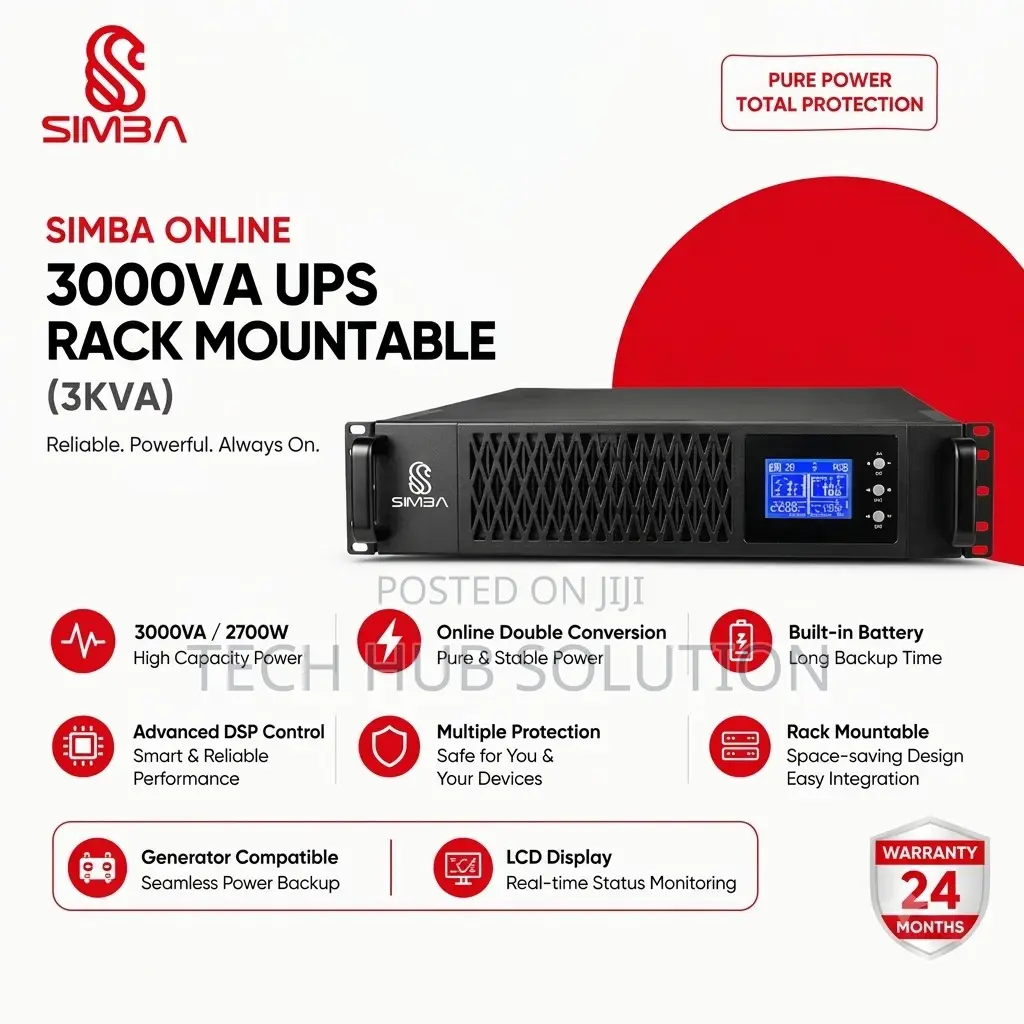 Simba Online 3000va (3kva) Rackmount Ups