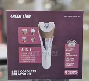 Greenlion 5 in 1 Cordless Epilator Kit