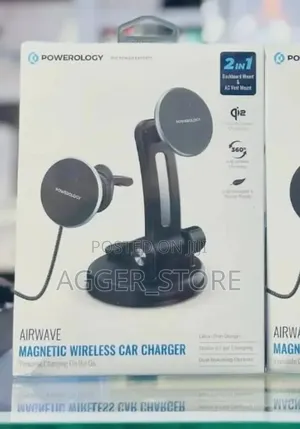 Powerology Airwave Magnetic Wireless Car Charger