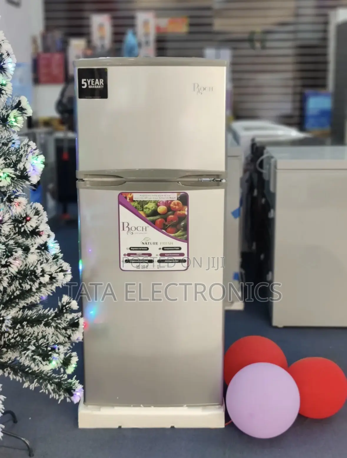 Roch Fridge 155 Liter | RFR-190t-B | Double Door