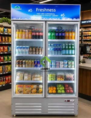Three Rivers 2doors Showcase Fridge Beverage Cooler 680l Supermarkets