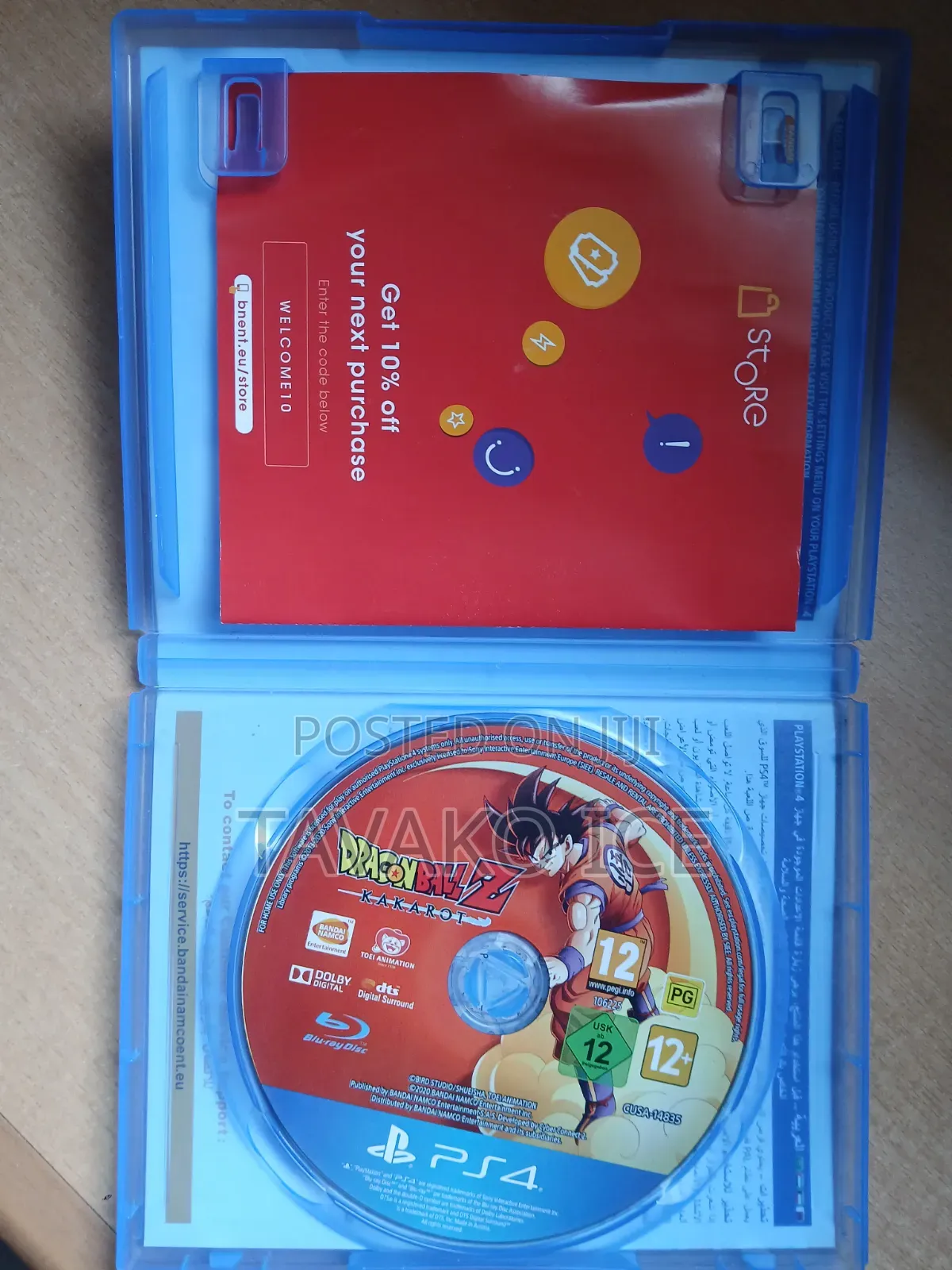 Ps4 Dragonballz Kakarot