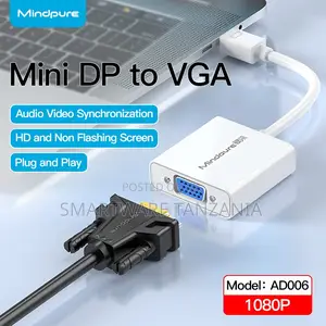 Mindpure Mini Displayport To Vga Converter - Reliable Video Adapter