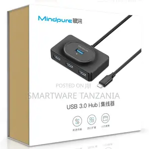 Mindpure Usb 3.0 Hub With 4 Ports for Fast Data Transfer and Charging