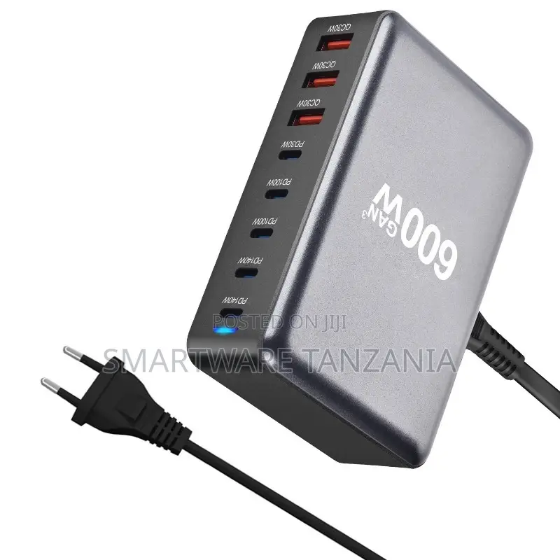 Power Up Multiple Devices With The 600w Multi Port Digital Charger