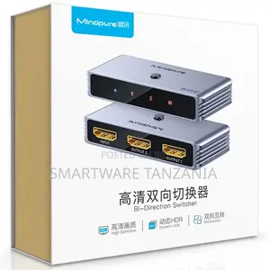 Mindpure Bi-Directional Hdmi Switcher for High Definition Streaming