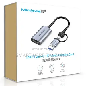 Mindpure Type C Usb 3.0 Video Capture Card Record Tv Live Streaming