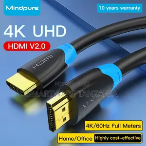 Mindpure Hdmi to Hdmi Video Cable Hd Audio Projector Camera Monitor