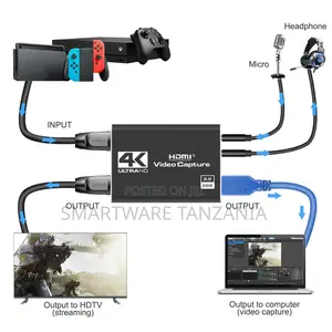 Hdmi Video Capture Card for Ps4 Camera Projector and Laptop Use