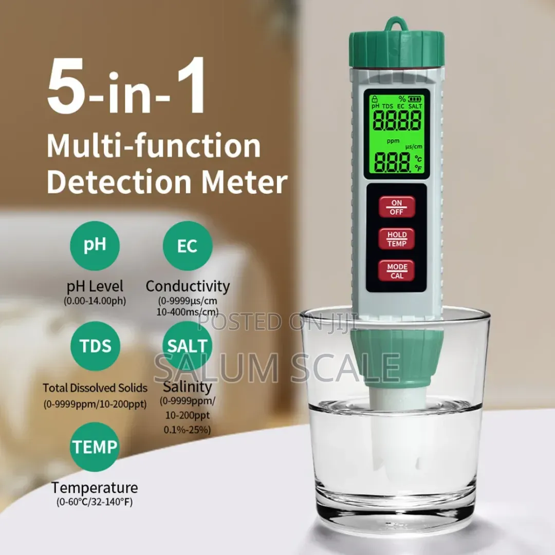 Woter Quality Tester 5 In 1