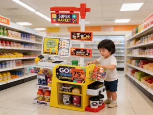 Supermarket Cash Register Play Set