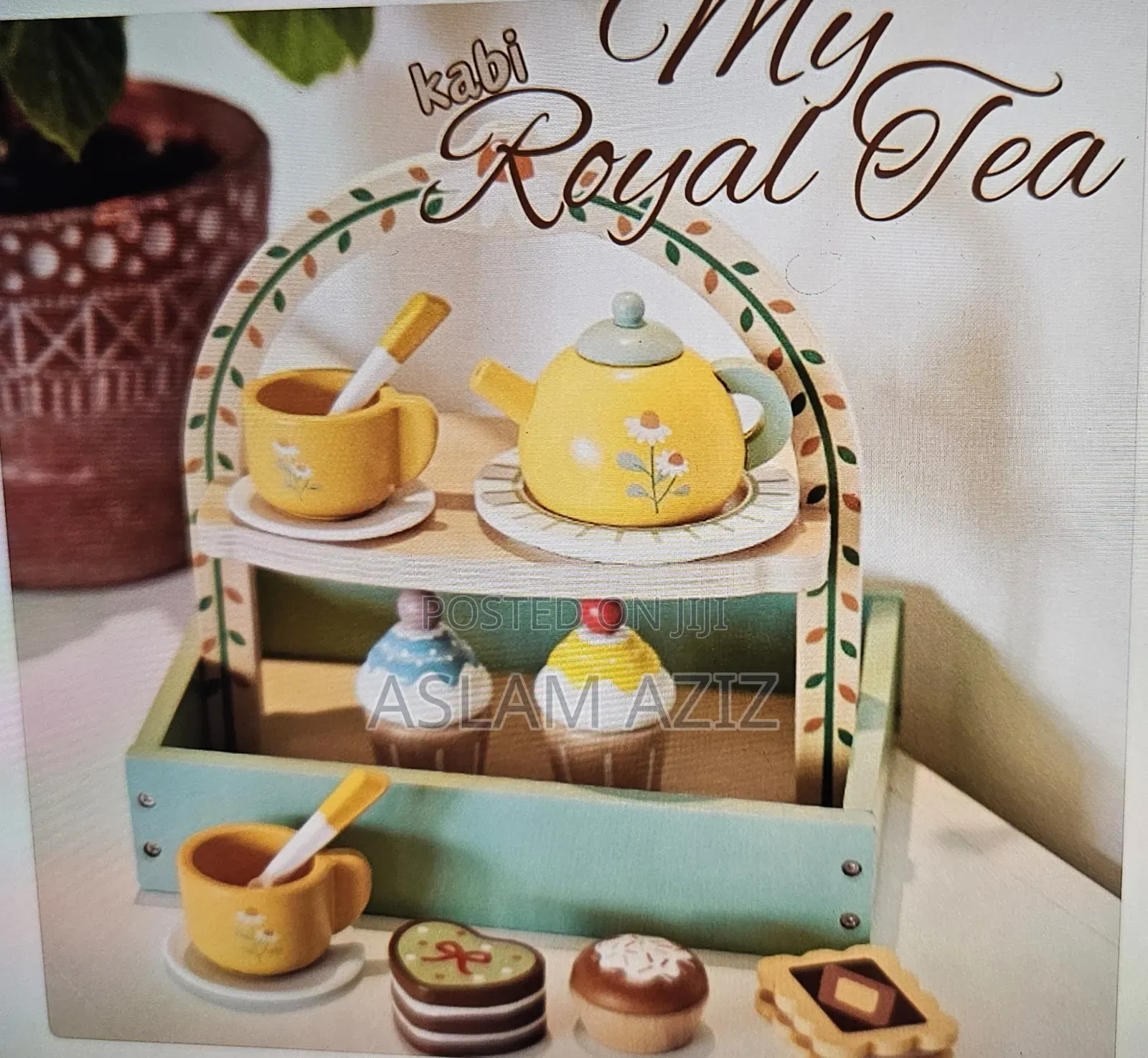 Wooden Royal Tea Set for Kids
