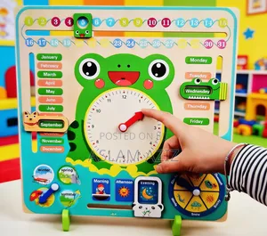 Time and Weather Calender(Clock and Calender Learning Board)