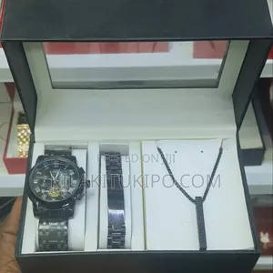 Kangkasi-Watch,Bracelet, Necklace, Ring, Ear Ring 5 in 1