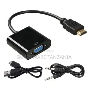 High-quality Hdmi To Vga Adapter With Audio Support