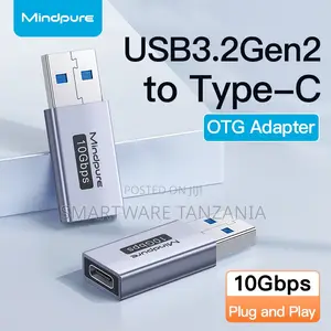 Mindpure Usb3.2 Gen2 to Type-C Otg Adapter - 10gbps Speed