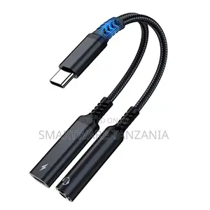 Usb-c To 3.5mm Audio And Charging Adapter For Devices