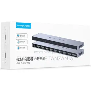 High-Performance 1x8 Hdmi Splitter for Multiple Displays and Devices