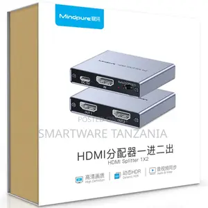 High-Quality Mindpure Hdmi Splitter 1x2, Seamless Multimedia Sharing
