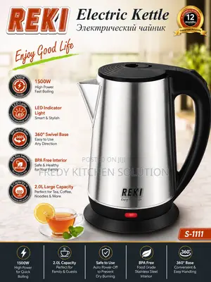 * Reki Electric Kettle 2.0l – Fast Boil