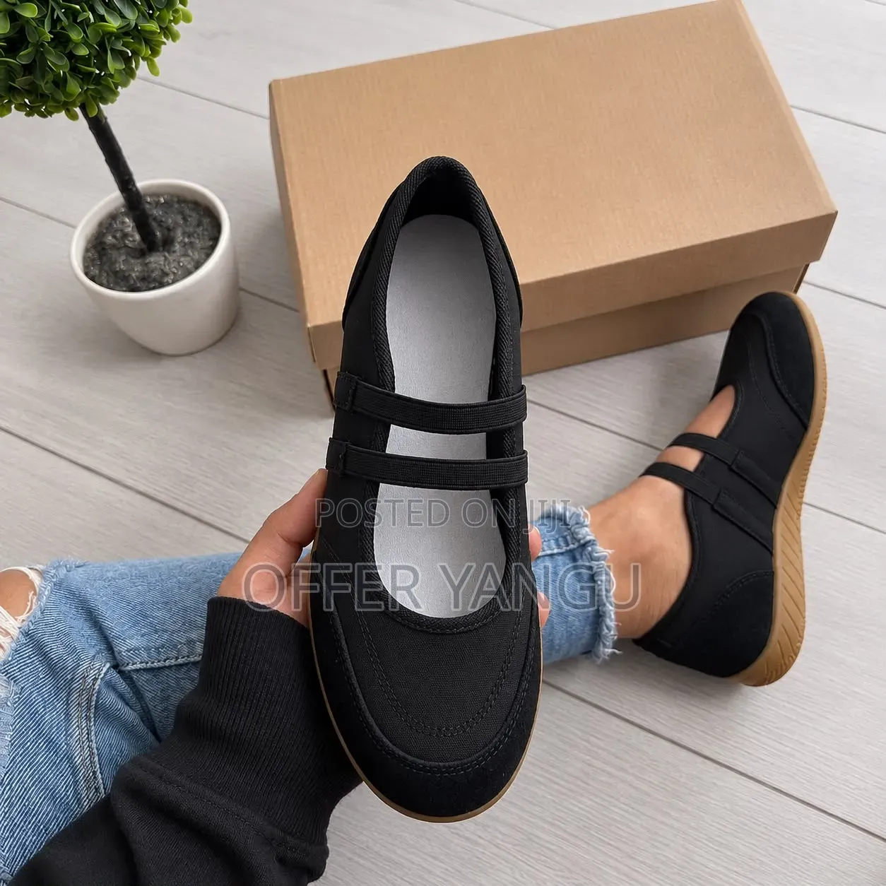 Mary Jane Flats Shoes
