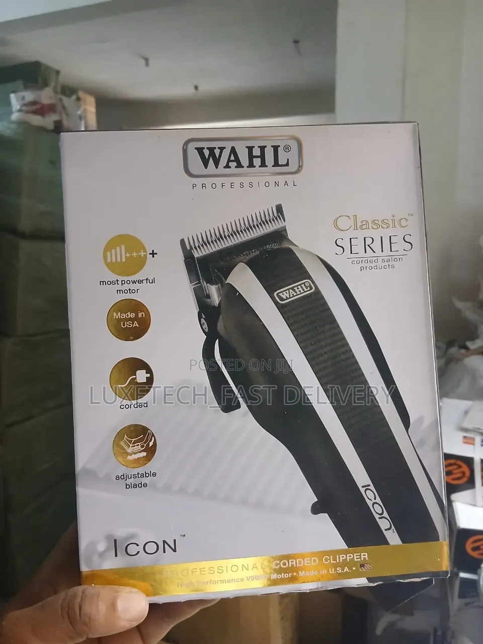 Wahl Professional Icon Corded Clipper – Heavy Duty Barber Machine