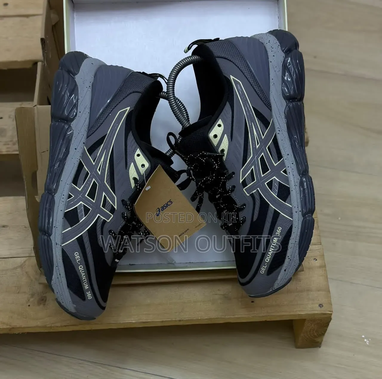 Raba Za Asics Brand Men's Leather Sneakers Asics Branded