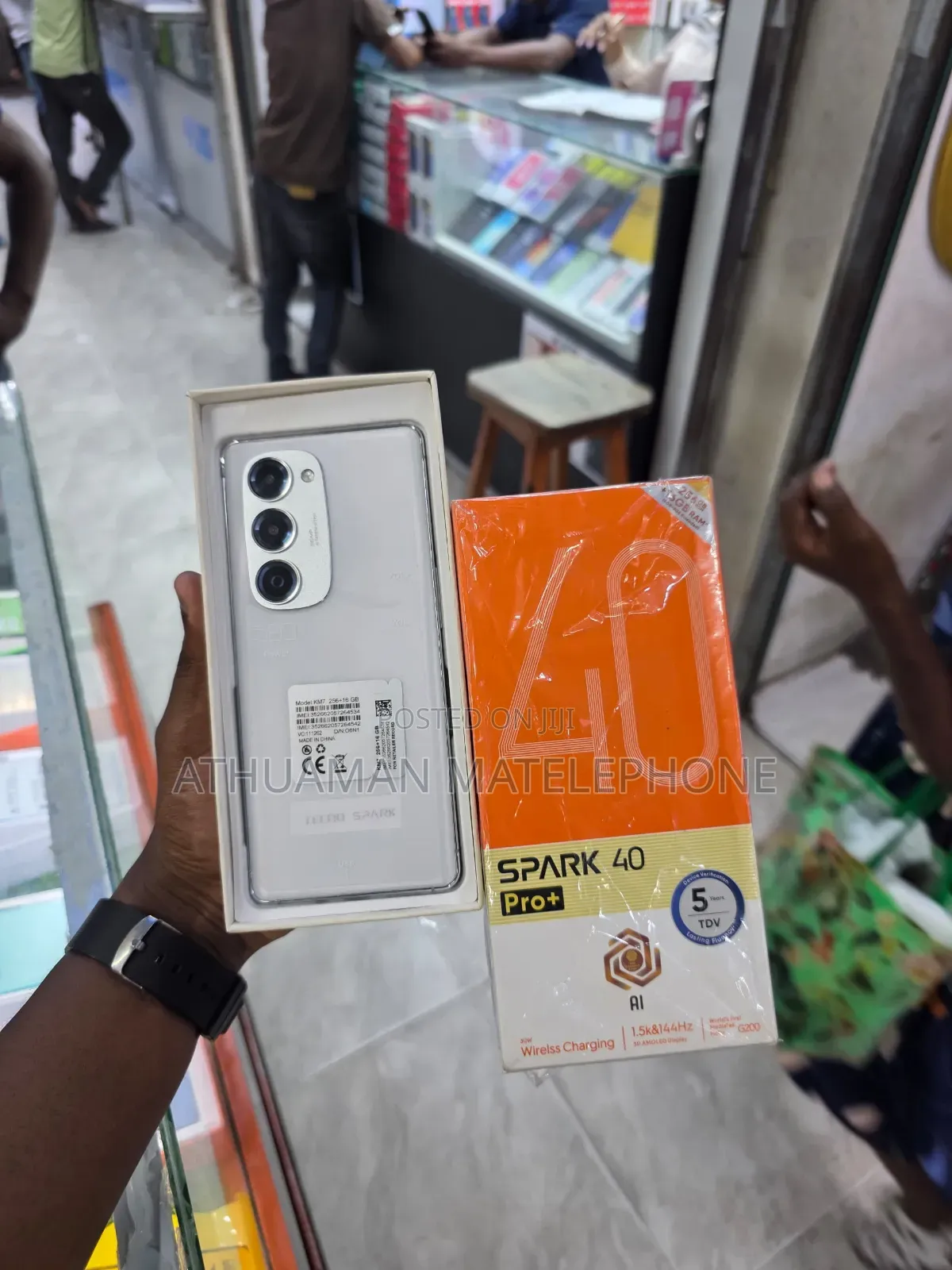New Tecno Spark 40 Pro+ 256 GB White