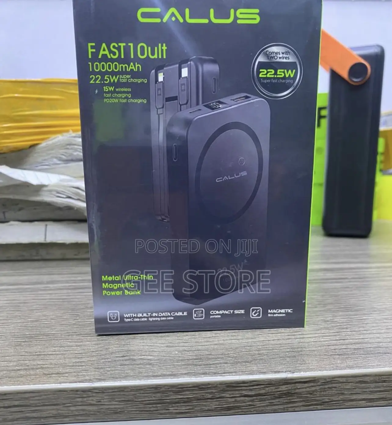 Calus Metal Ultra-Thin Magnetic Powerbank 10000mah