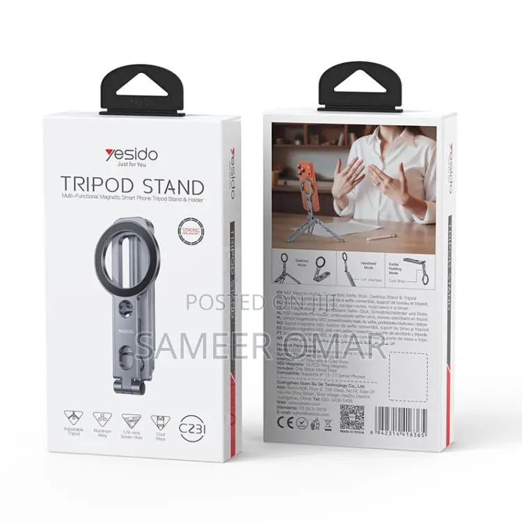 Yesido C231 Magnetic Smartphone Tripod Stand