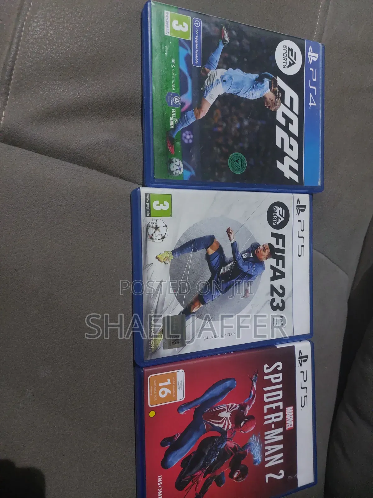 Package Fc24,Fifa23,Spiderman-2