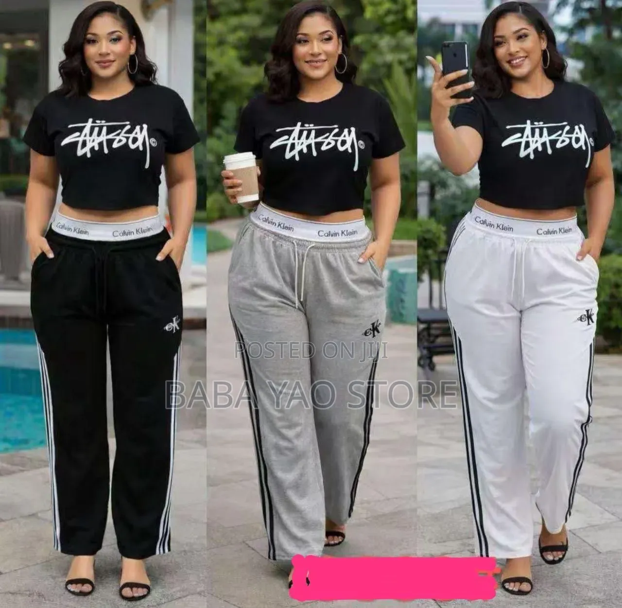 2pcs Women's Clothes Trousers and Top Suits