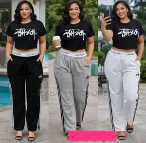 2pcs Women's Clothes Trousers and Top Suits