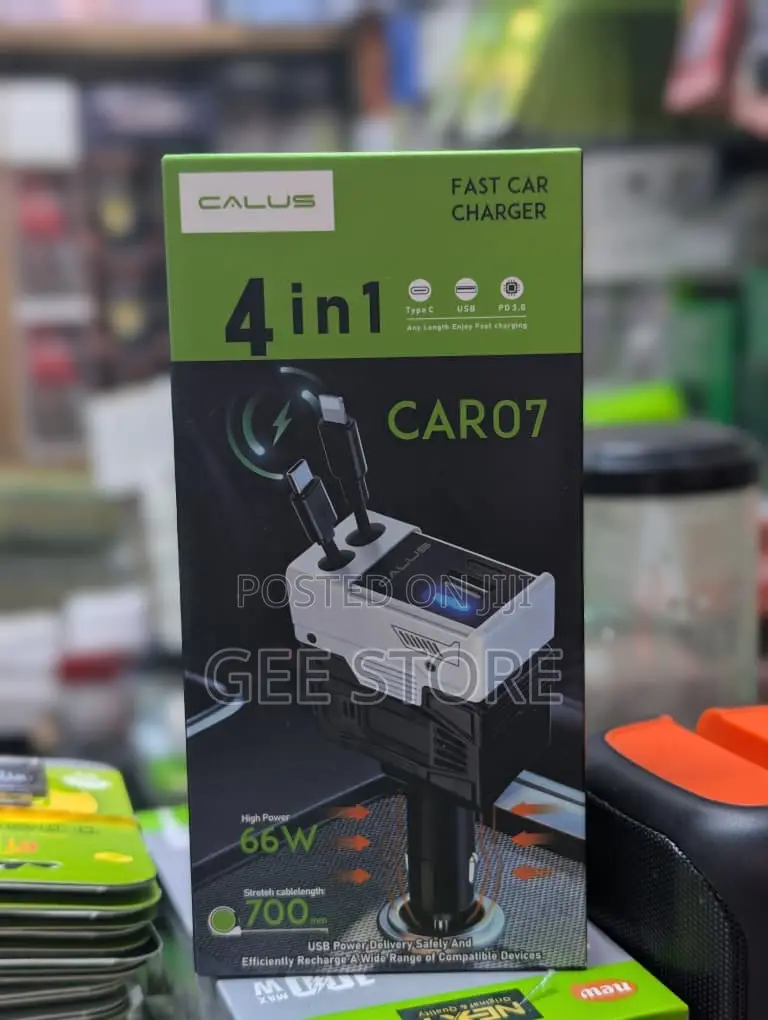 Calus Fast Car Charger 4 in 1