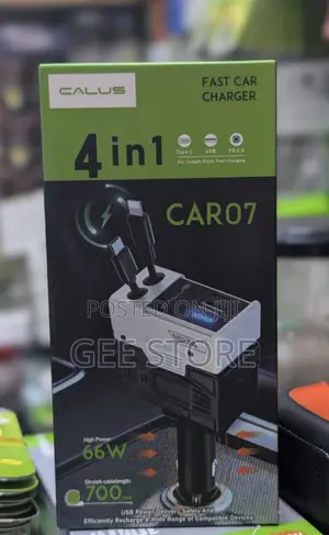 Calus Fast Car Charger 4 in 1