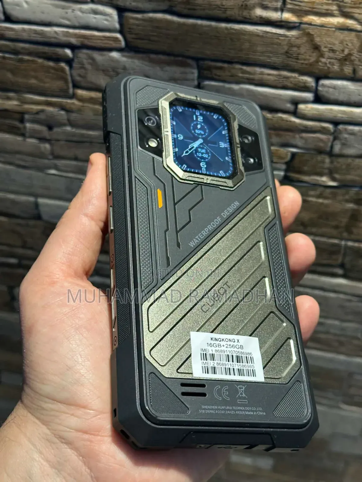 New Cubot KingKong X 256 GB Black