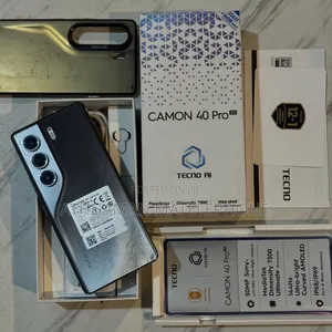 New Tecno Camon 40 Pro 5G 256 GB Silver
