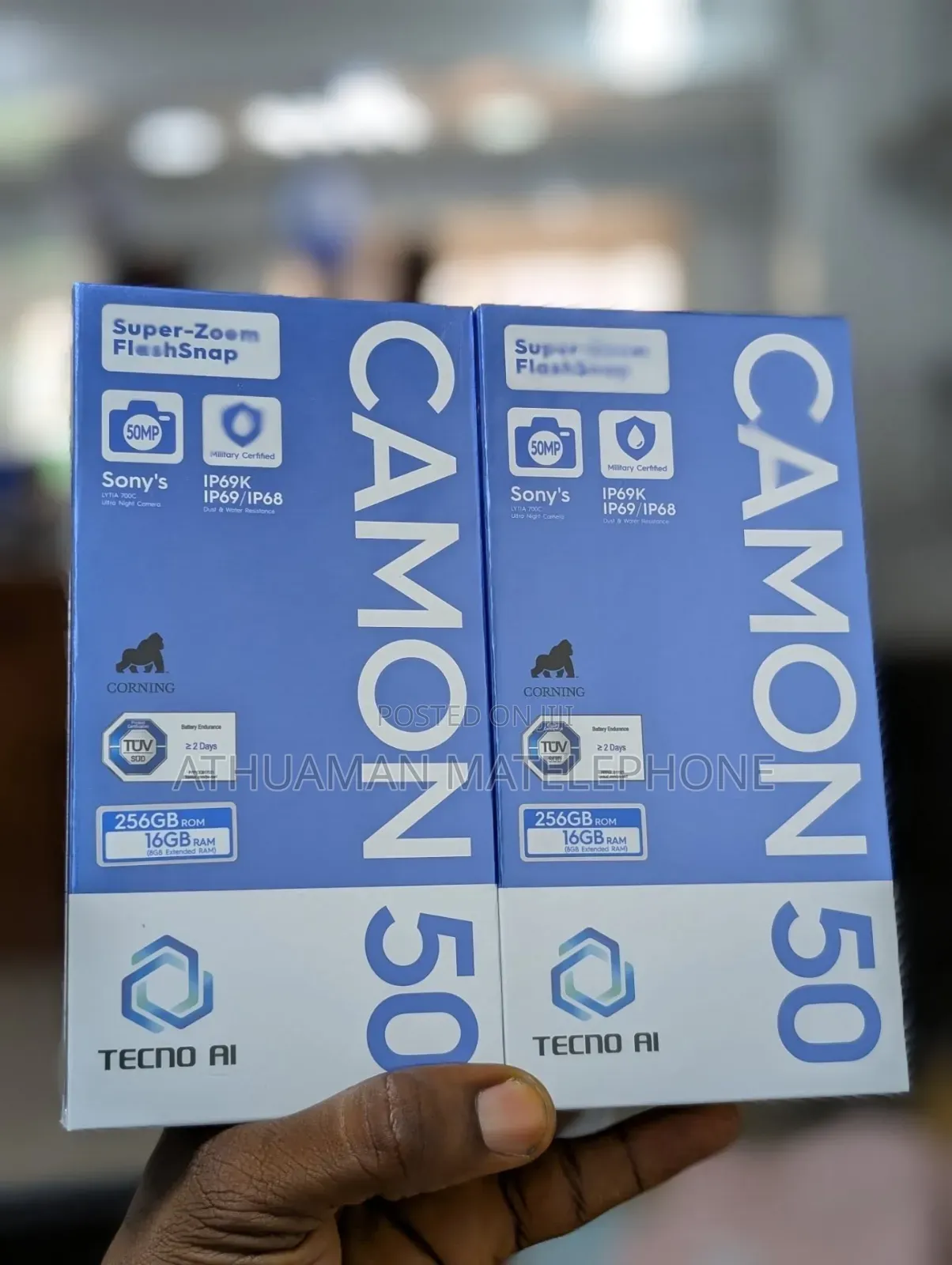 New Tecno Camon 50 256 GB Green